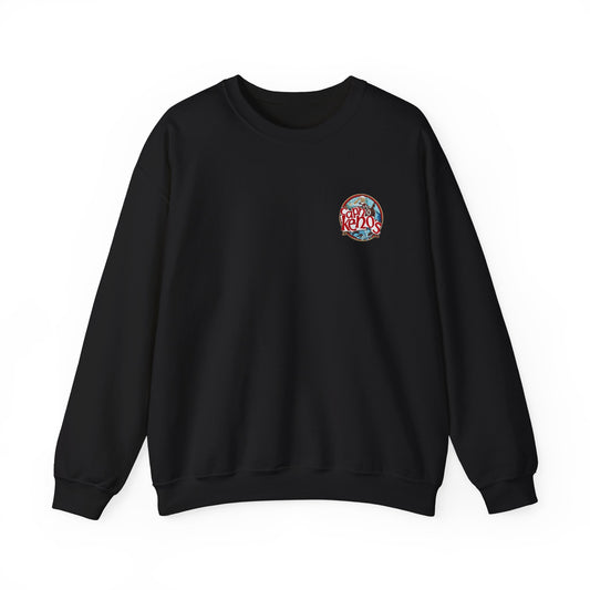 Captain Keno's Crewneck Sweatshirt Sign Logo - Black