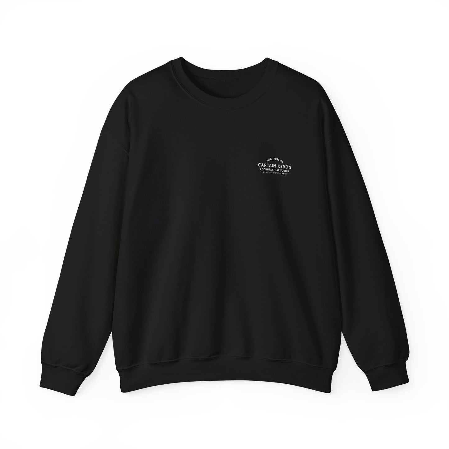 Captain Keno's Building Crewneck - Black