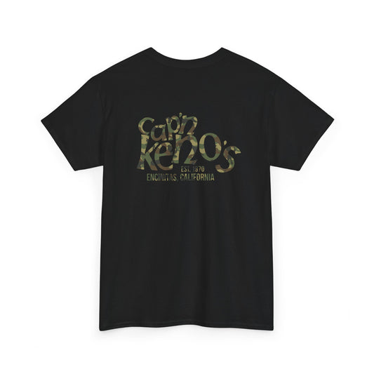 Captain Keno's T-Shirt - Black/Camo