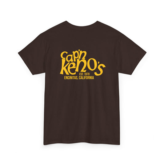 Classic Captain Keno's T-Shirt - Brown/Gold