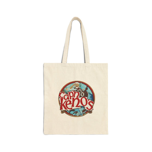 Captain Keno's Tote Bag Sign Logo - Natural