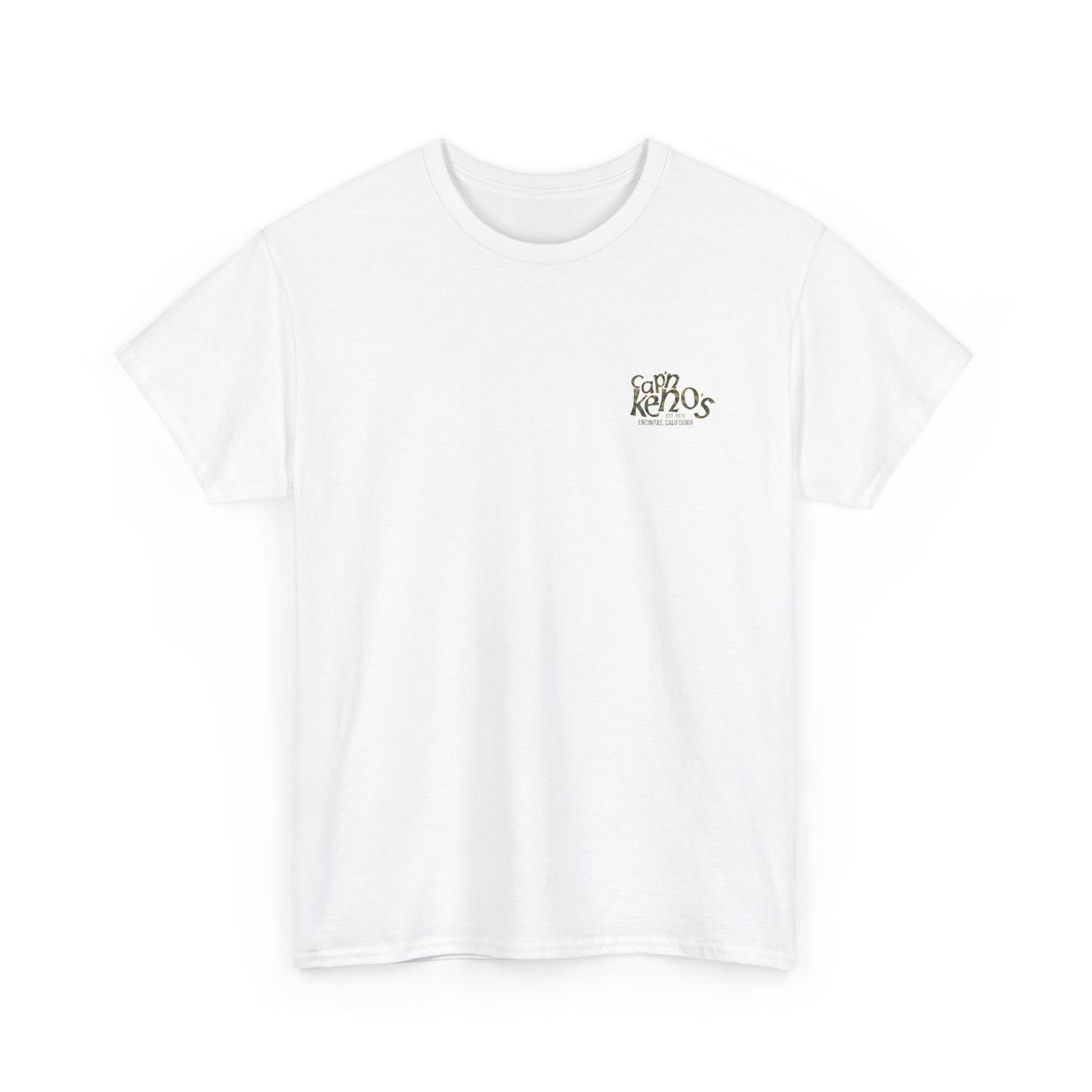 Classic Captain Keno's T-Shirt - White/Camo