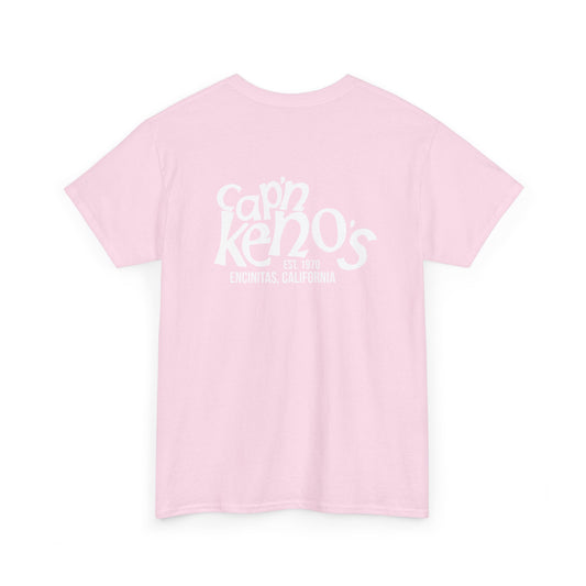 Classic Captain Keno's T-Shirt - Pink/White