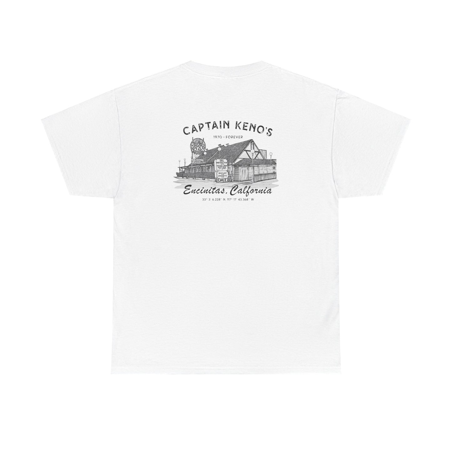 Captain Keno's Building T-Shirt - White