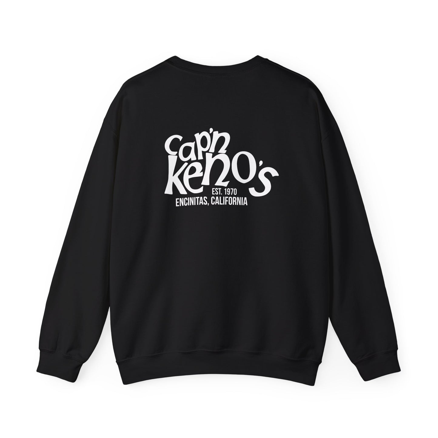 Classic Captain Keno's Crewneck Sweatshirt - Black