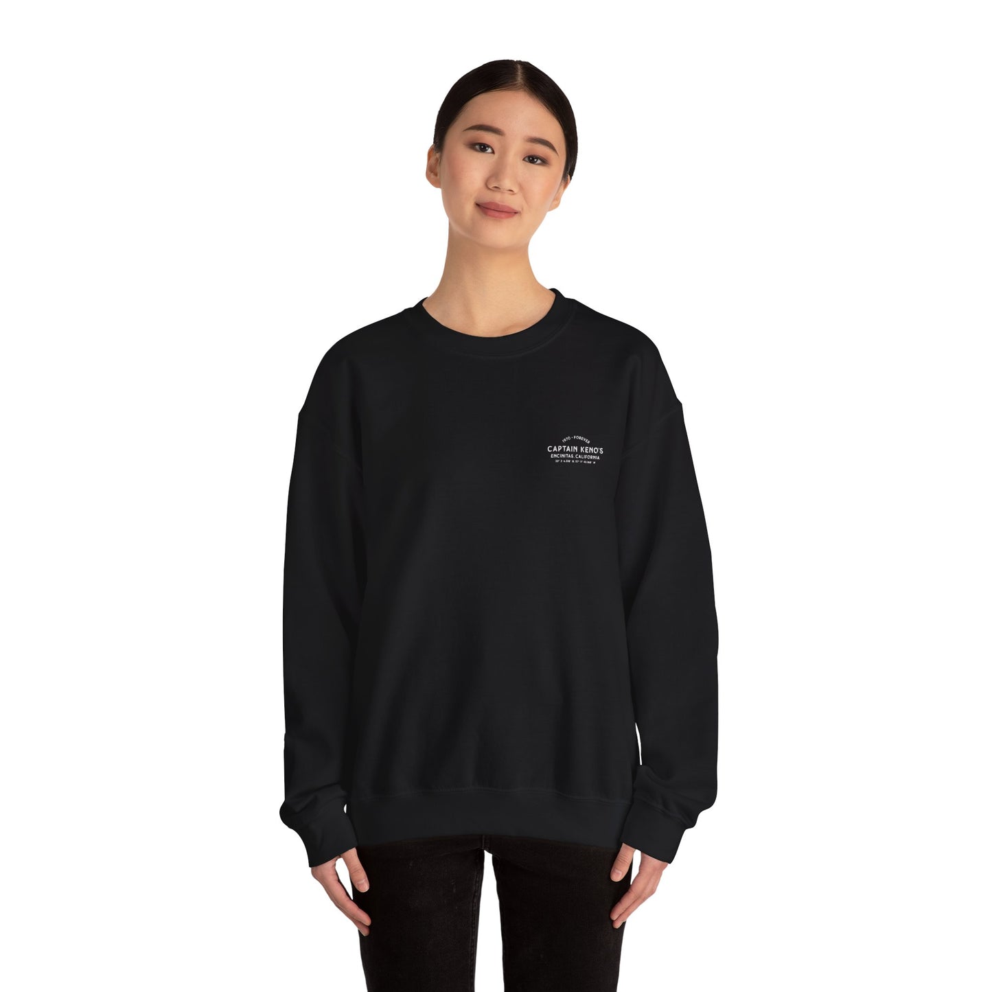 Captain Keno's Building Crewneck - Black