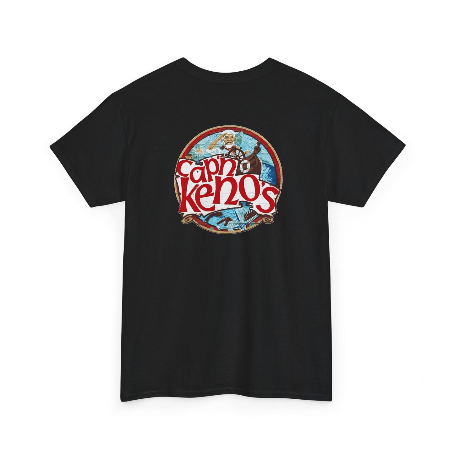 Captain Keno's T-Shirt Sign Logo - Black