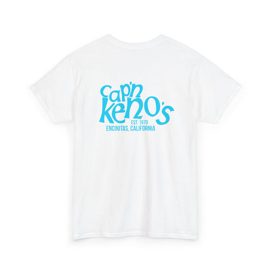 Classic Captain Keno's T-Shirt - White/Blue