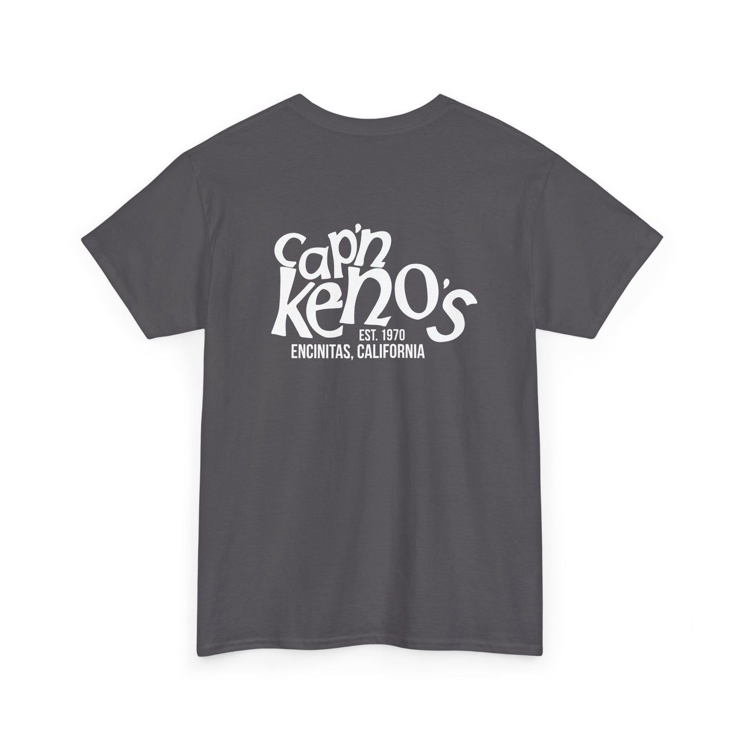 Classic Captain Keno's T-Shirt - Charcoal/White