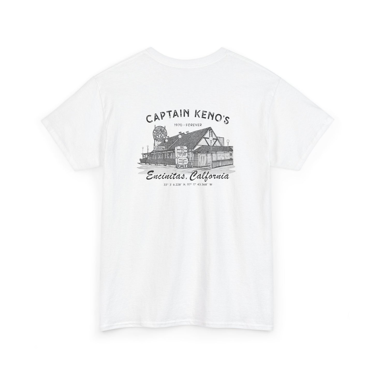 Captain Keno's Building T-Shirt - White