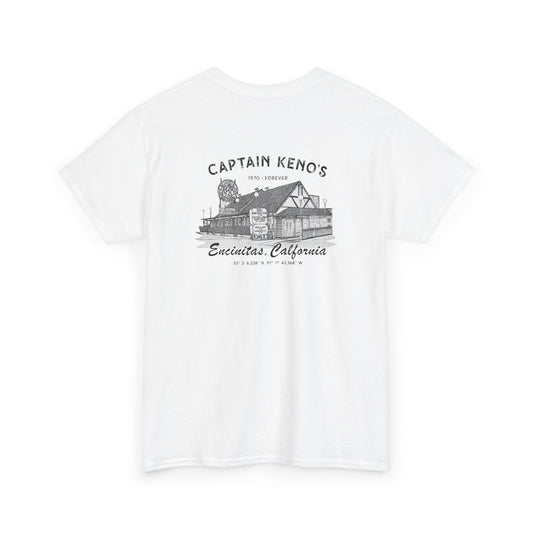 Captain Keno's Building T-Shirt - White