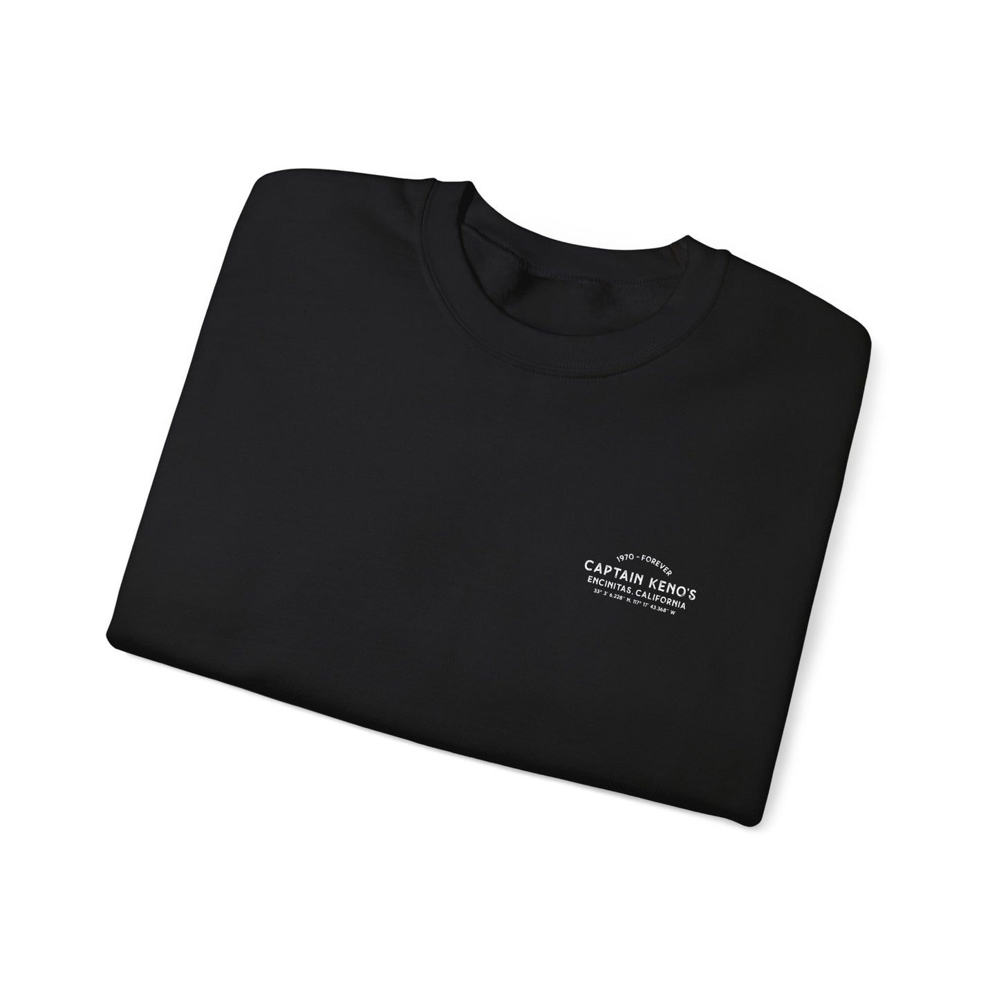 Captain Keno's Building Crewneck - Black