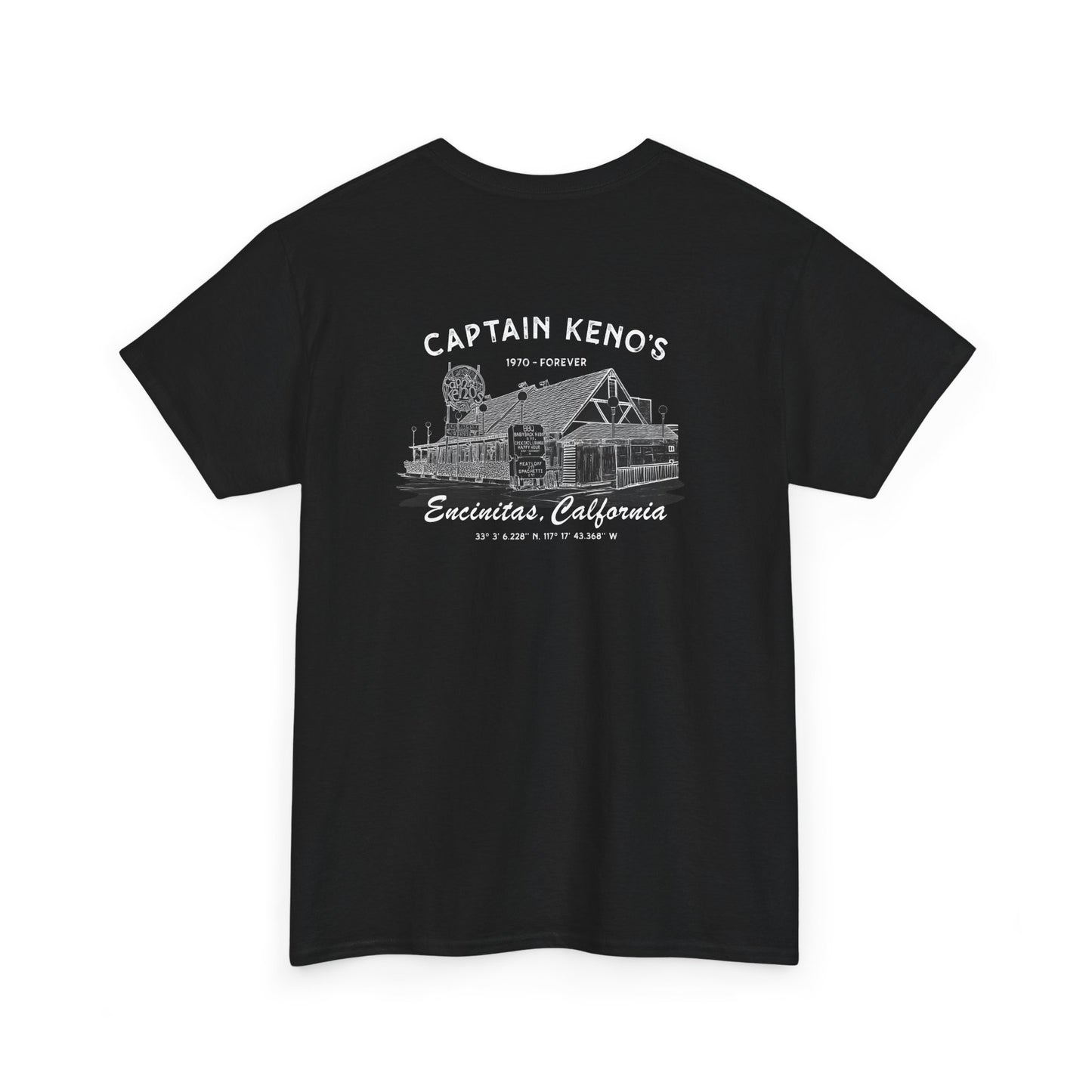 Captain Keno's Building T-Shirt - Black