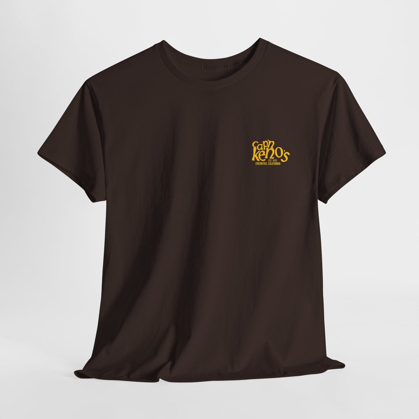 Classic Captain Keno's T-Shirt - Brown/Gold