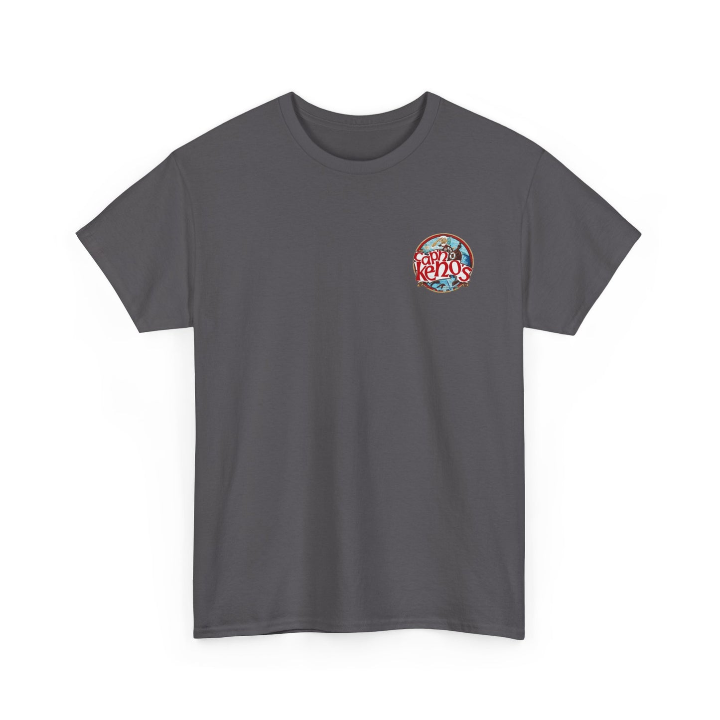 Captain Keno's T-Shirt Sign Logo - Grey